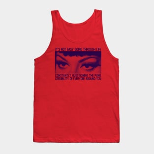 Punksthetic Slogan Design ††††††† Tank Top